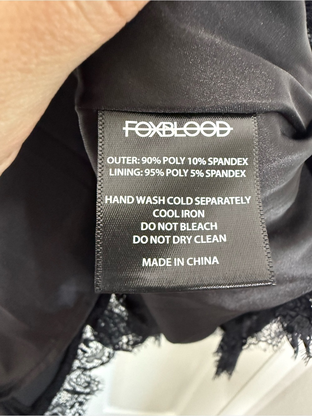 Foxblood Odette Velvet Mini Dress - Picture 10 of 11